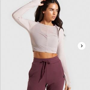 Gymshark aura crop top